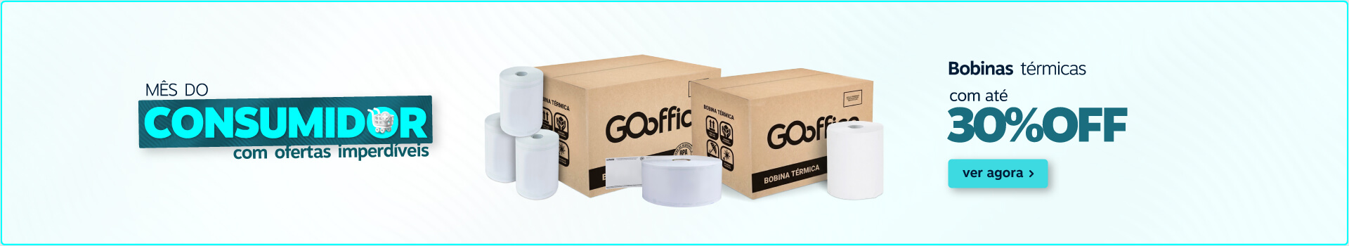 Bobinas Térmicas no MÊS DO CONSUMIDOR